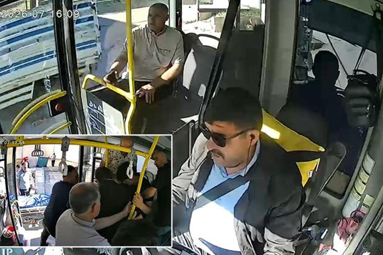 Malatya'da Otobüste Epilepsi Nöbeti Anında Hızlı Müdahale Şoföründen Takdir