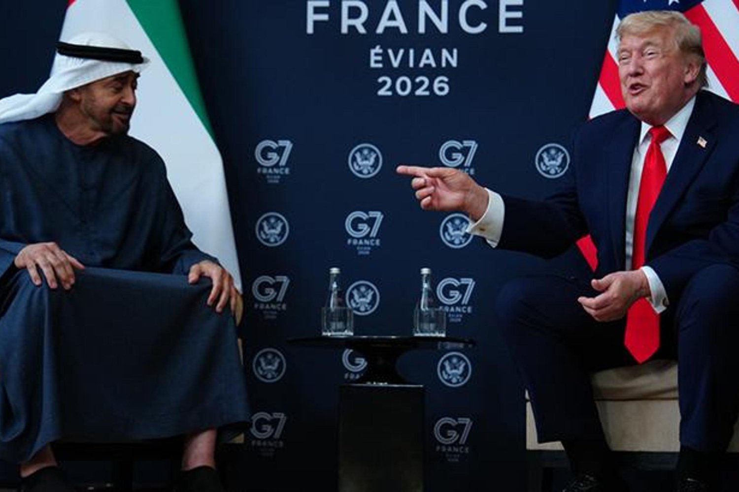 G7 Zirvesinde Trump ve BAE Lideri Arasında Gergin Anlar Dikkat Çekti
