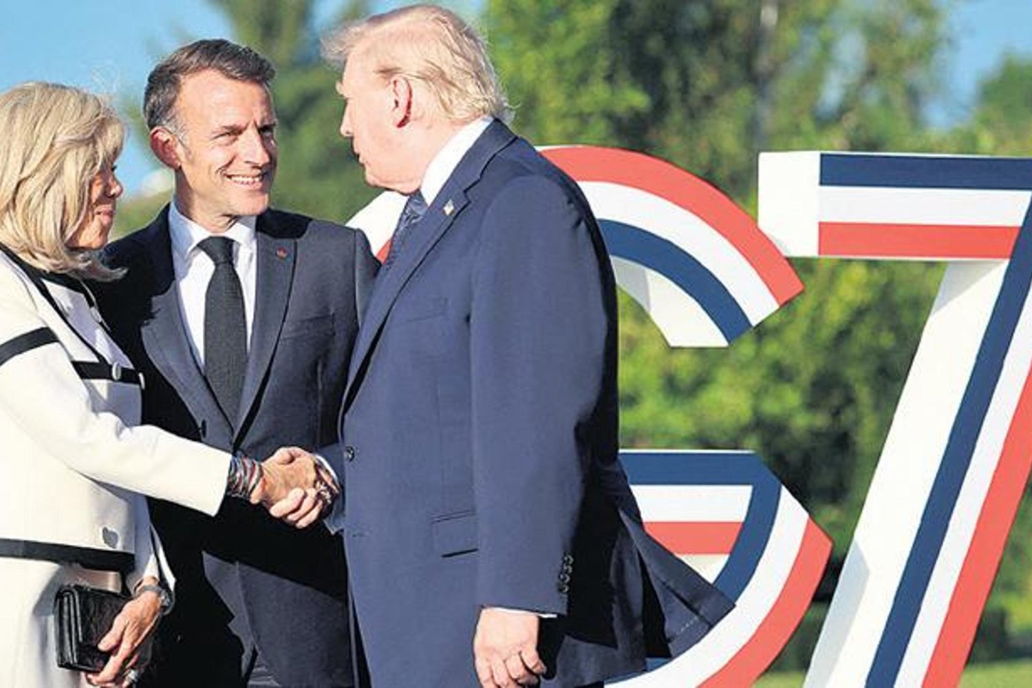 Trump Macron hakkında tartışmalı açıklamalar yapmaya devam ediyor