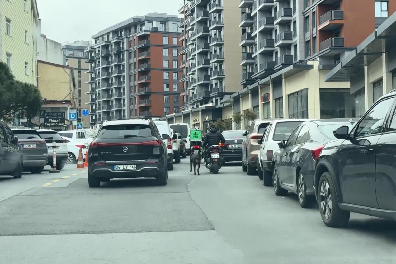 Kağıthane'de Köpek Takip Eden Motosikletli Şüpheli Yakalandı