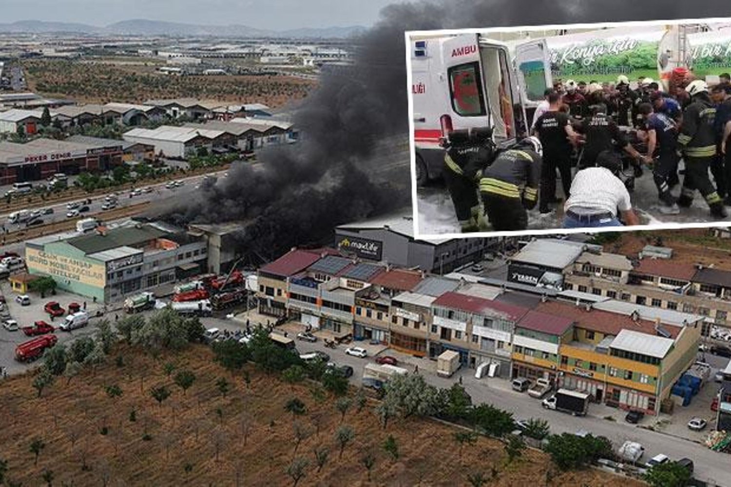 Karatay'daki Mobilya Fabrikası Yangını Çıktı: İtfaiyeci Şehit Oldu