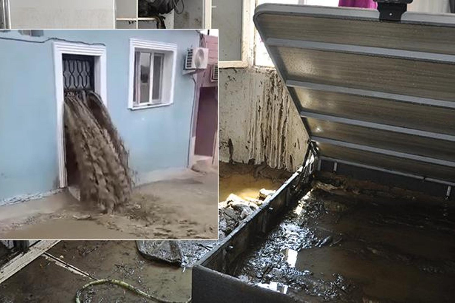 Salihli’de Gökçe Yağış Sel Oluşturdu: Bir Ev Sular Altında Kaldı!