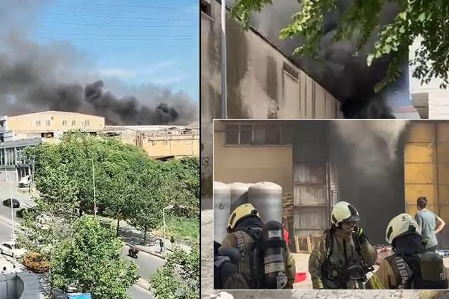 Esenyurt'ta Fabrika Yangını Çıkış Nedenleri Merak Ediliyor
