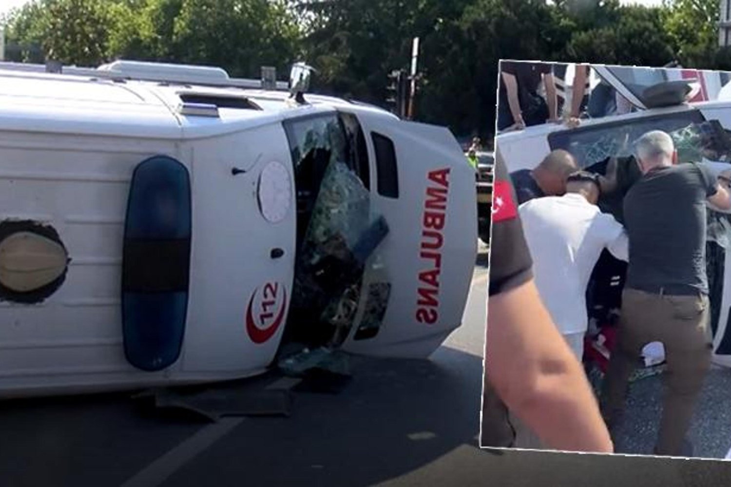 Kaza Sonucu Trafik Yoğunluğu Yaşandı: Ambulans ve Motosiklet Çarpıştı!