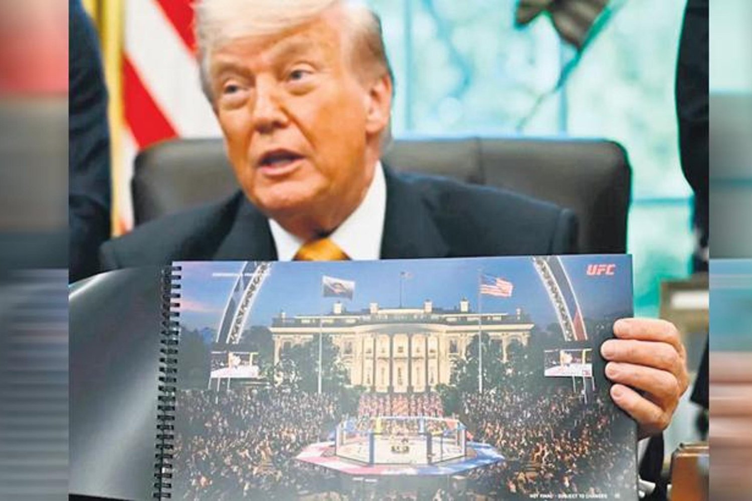 ABD'de Tarihi İlk! Beyaz Saray Bahçesinde UFC Dövüşü Düzenlendi