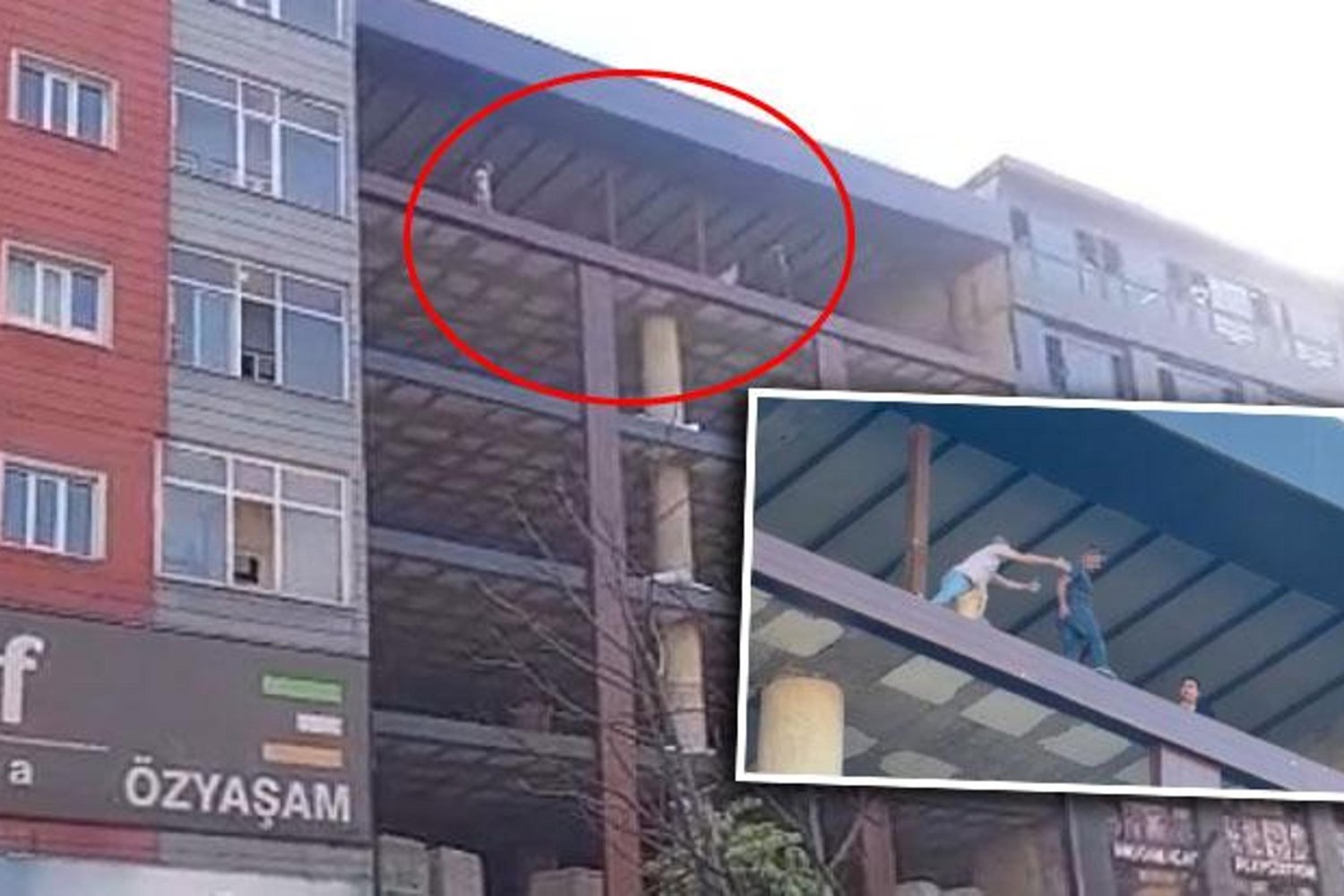 İstanbul’da Şoke Eden Olay! Çatıdaki İntihar Girişiminde Vatandaş Hayat Kurtardı